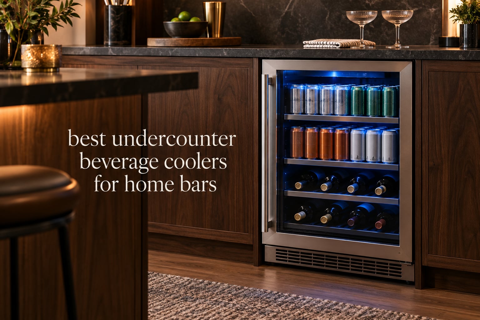 best undercounter beverage coolers for home bars