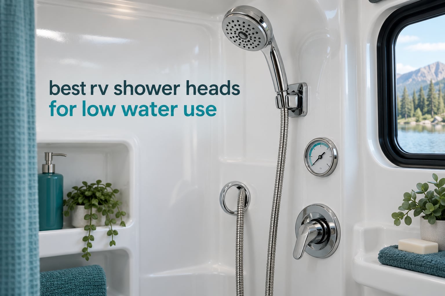 best rv shower heads for low water use