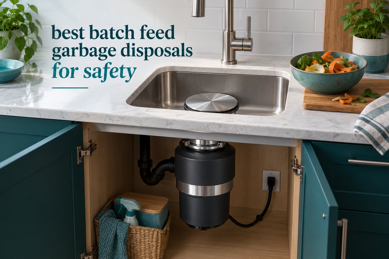 best batch feed garbage disposals for safety