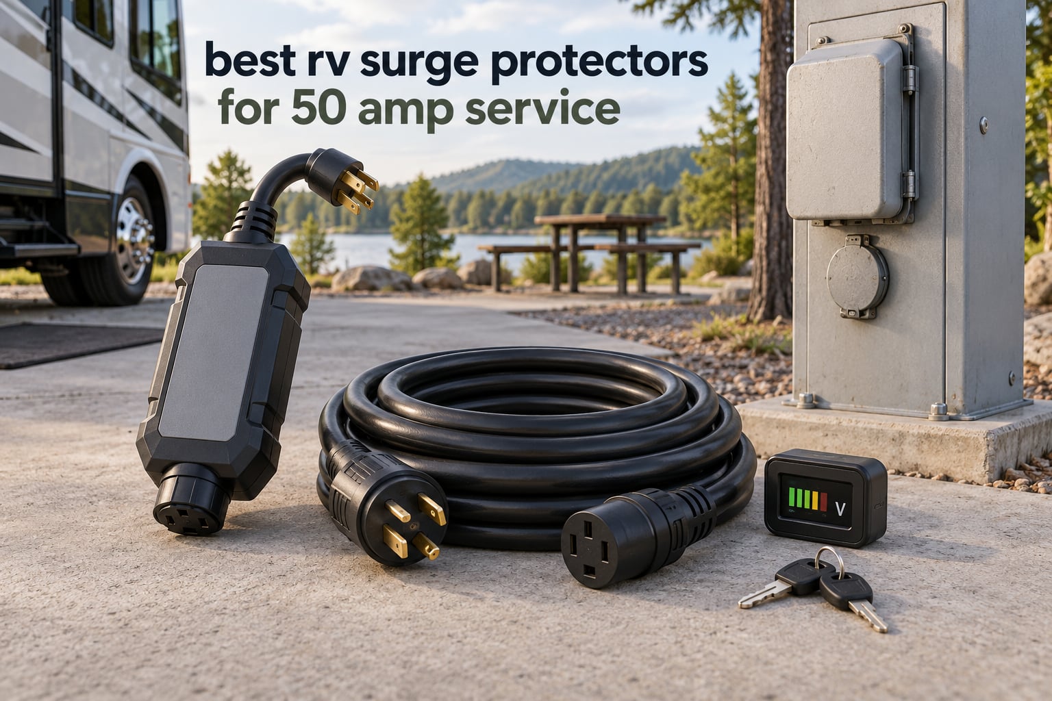 best rv surge protectors for 50 amp service