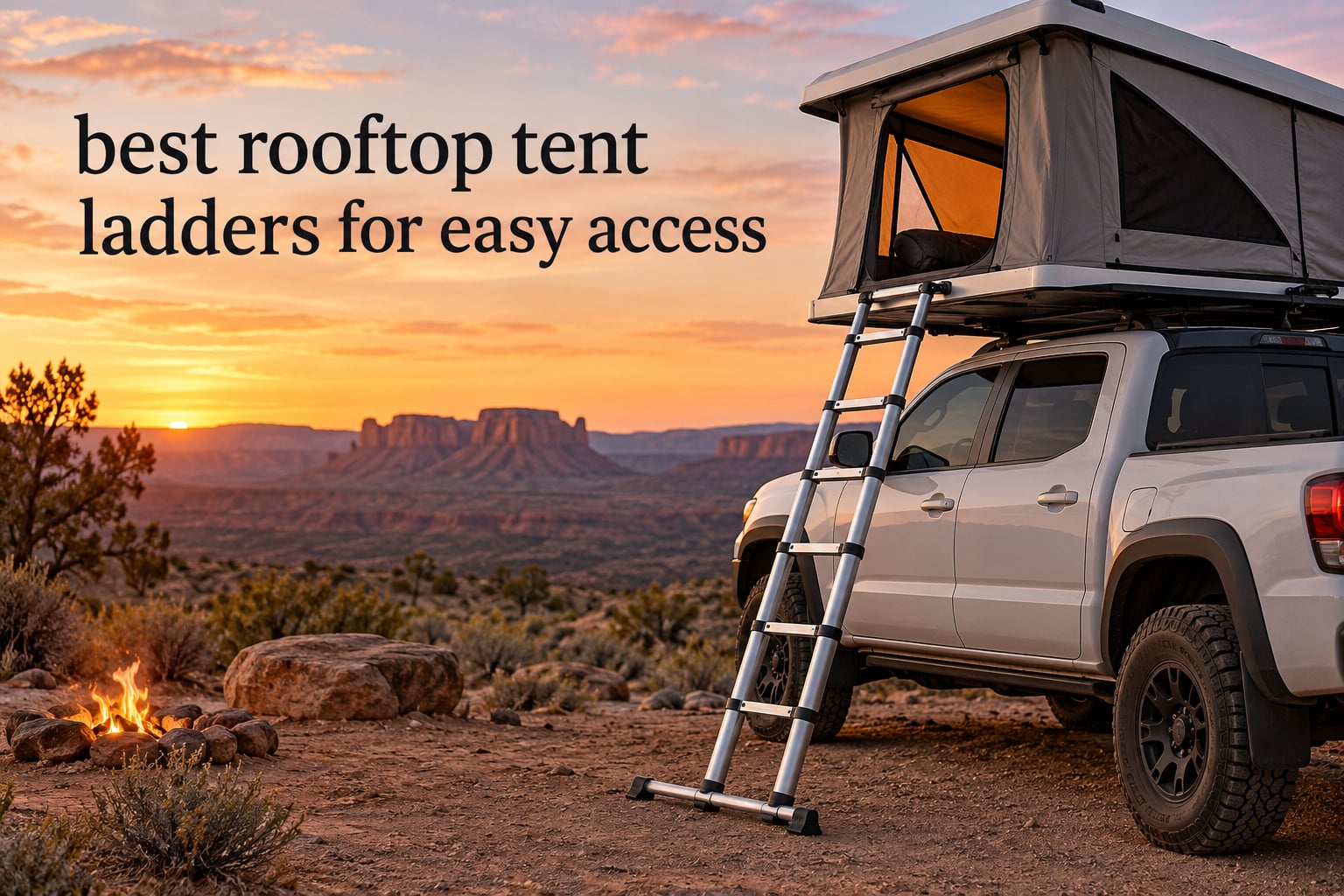 best rooftop tent ladders for easy access