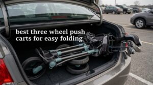 best three wheel push carts for easy folding